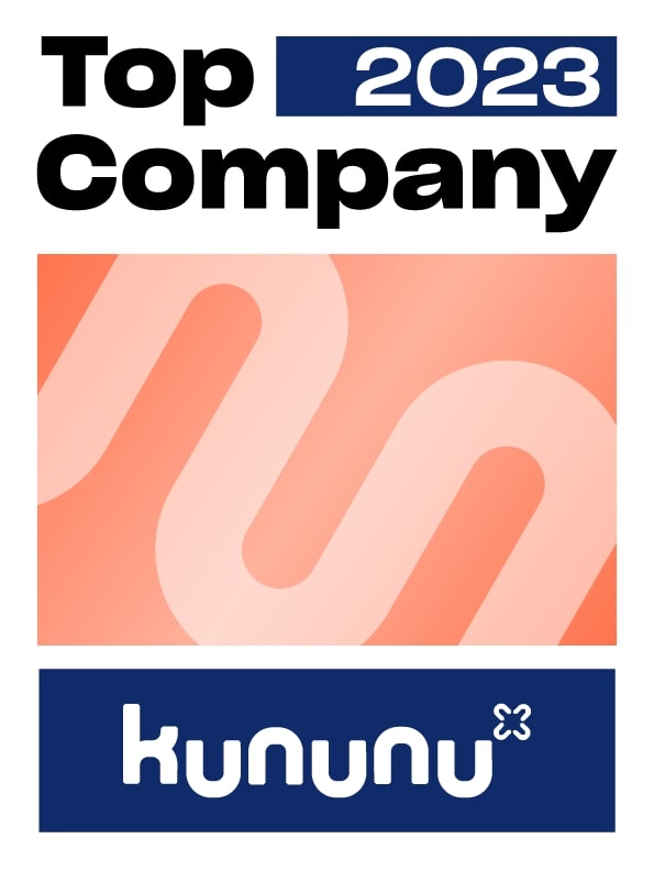 kununu Badge top company 2023